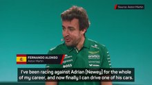Alonso 'proud' to finally be racing with Newey, not against him