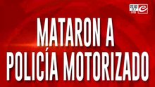 Mataron a un policía motorizado en Villa Dominico
