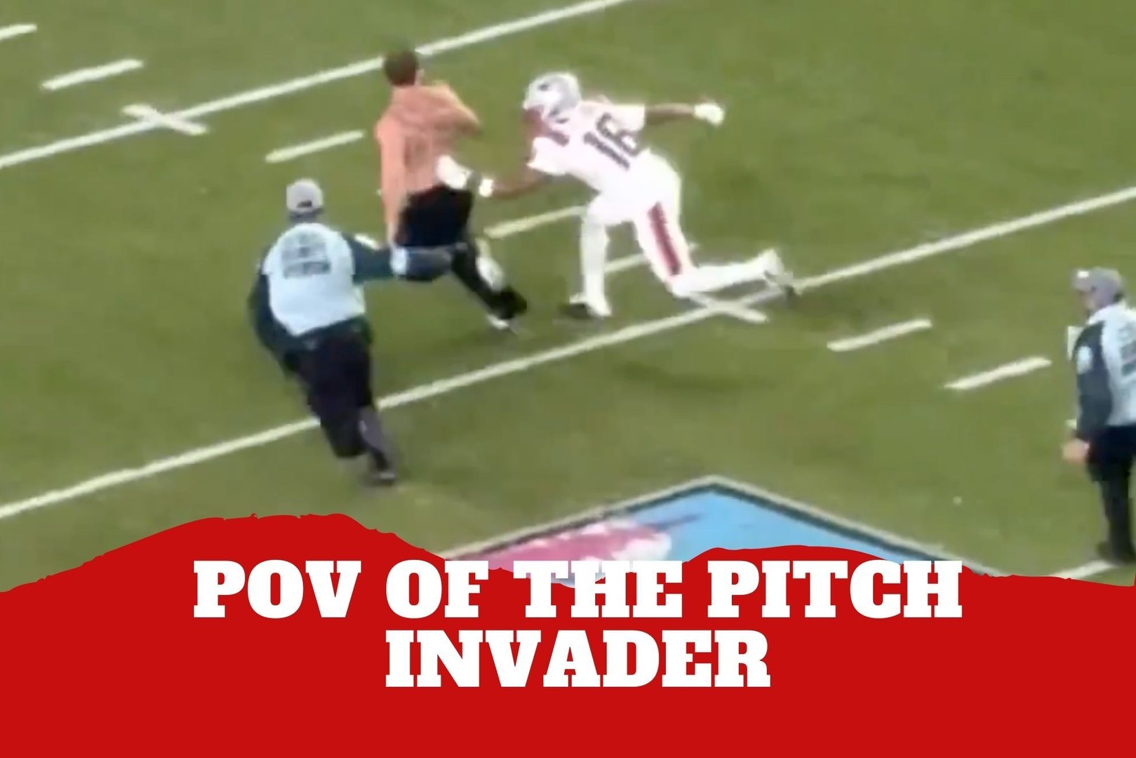 POV of the Super Bowl LX pitch invader who got tackled by a Patriots ...