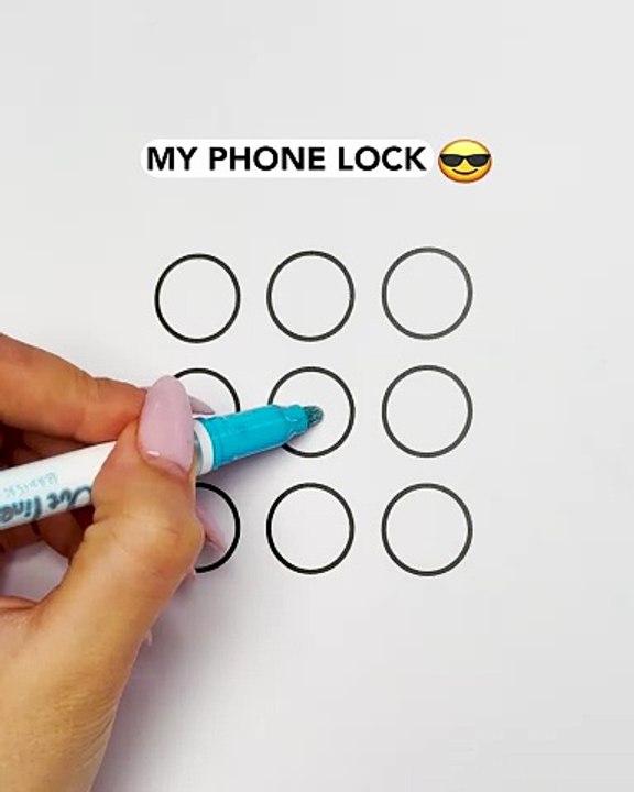 This phone lock pattern is next-level 🔐 📱