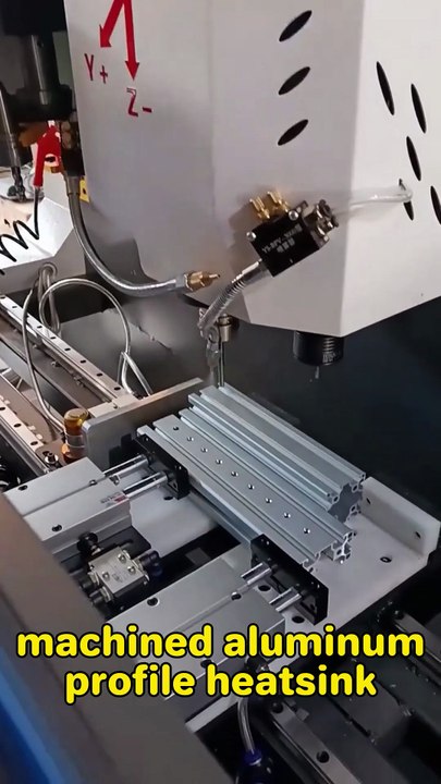 machined aluminum profile heatsinks