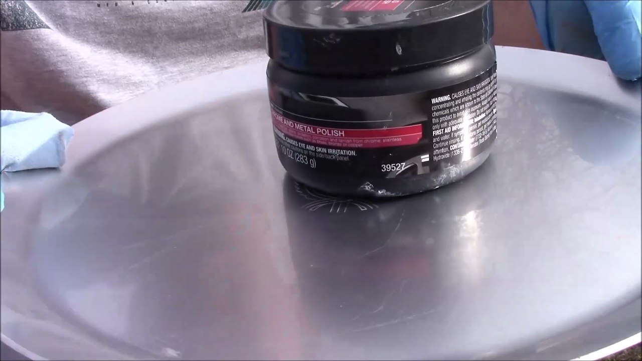 Polishing Aluminum with 3M Chrome And Metal Polish