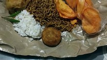 menu nasi bungkus malam hari