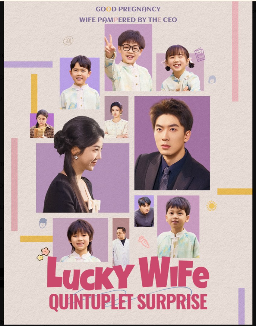 ⁣Lucky Wife, Quintuplet Surprise Drama Movies English Sub