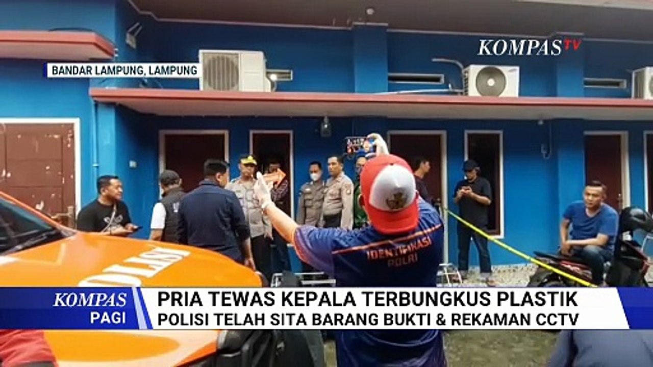 Penemuan Jasad Pria di Bandar Lampung, Polisi Amankan Rekaman CCTV dan Barang Bukti