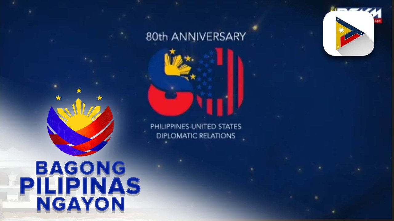 Bagong logo ng ika-80 anibersaryo ng PH-US diplomatic relations, inilunsad