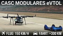 CASC modulares eVTOL-Flugfahrzeug: Erstflug und Bodentest erfolgreich