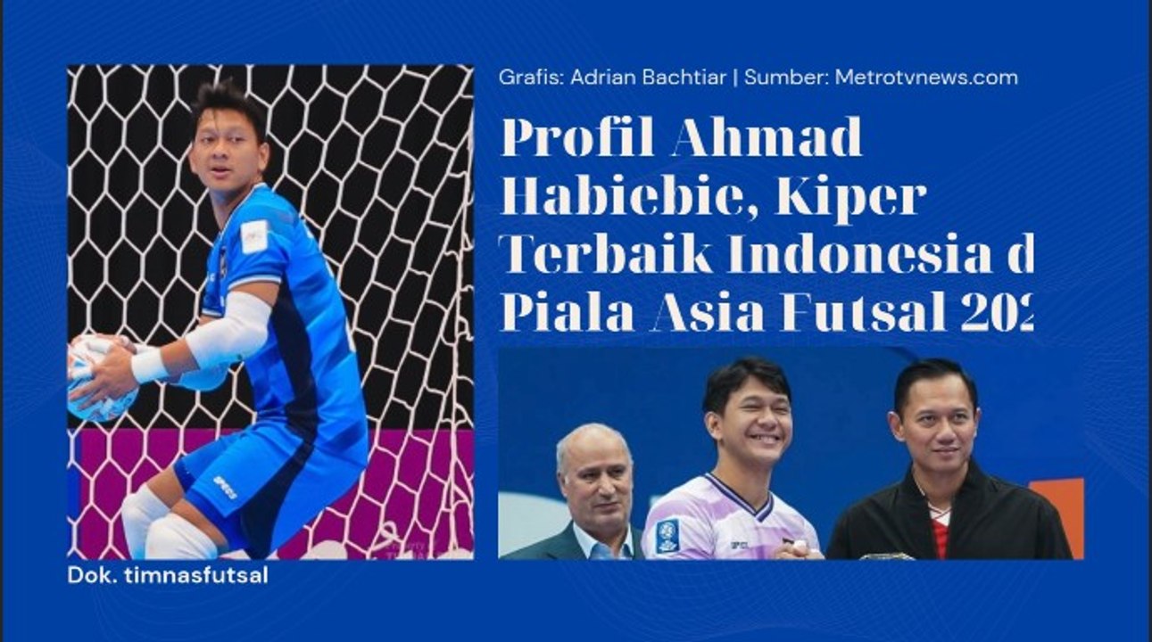 Profil Ahmad Habiebie, Kiper Terbaik Piala Asia Futsal 2026 yang Antar Indonesia ke Final