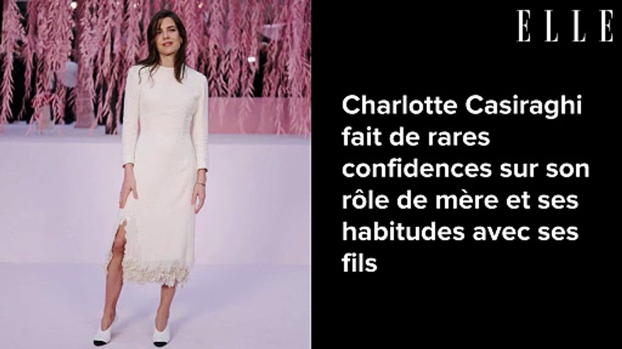 Charlotte Casiraghi fait de rares confidences sur son rôle de mère et ses habitudes avec ses fils