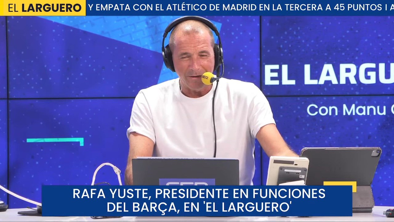 Entrevista con Víctor Font en El Larguero, candidato a las elecciones presidenciales del FC Barcelona