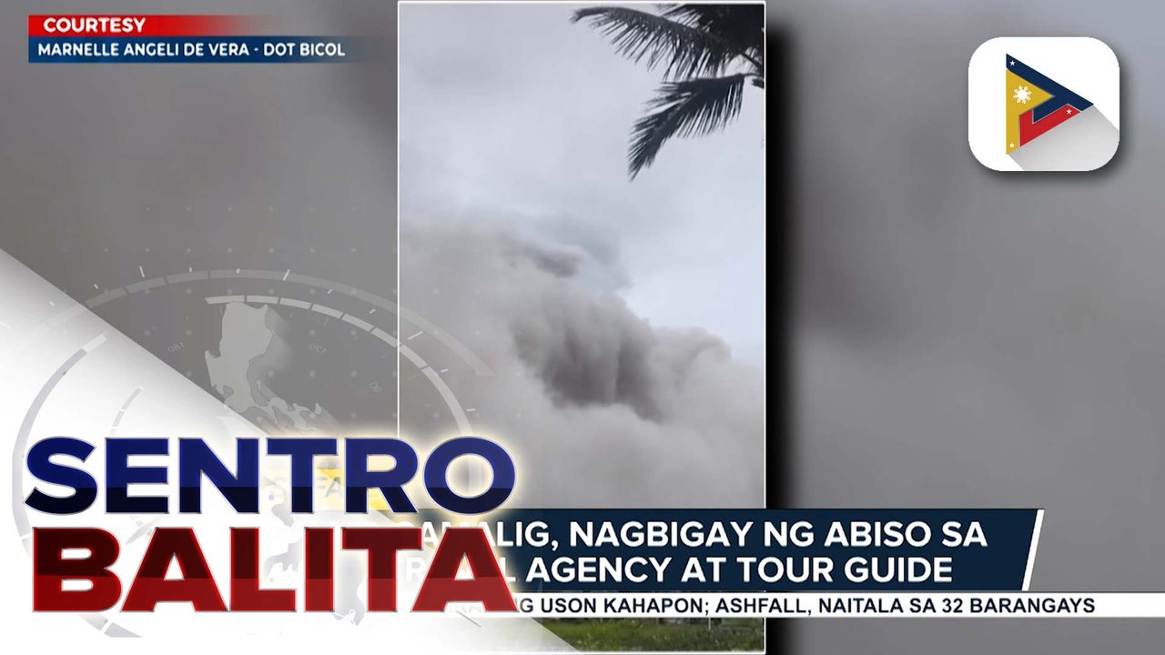 Ilang tourist destinations sa Camalig, Albay, apektado ng ashfall; LGU, may paalala sa mga turista, tour guide at travel agency | ulat ni Helen Balean - Radyo Pilipinas Albay