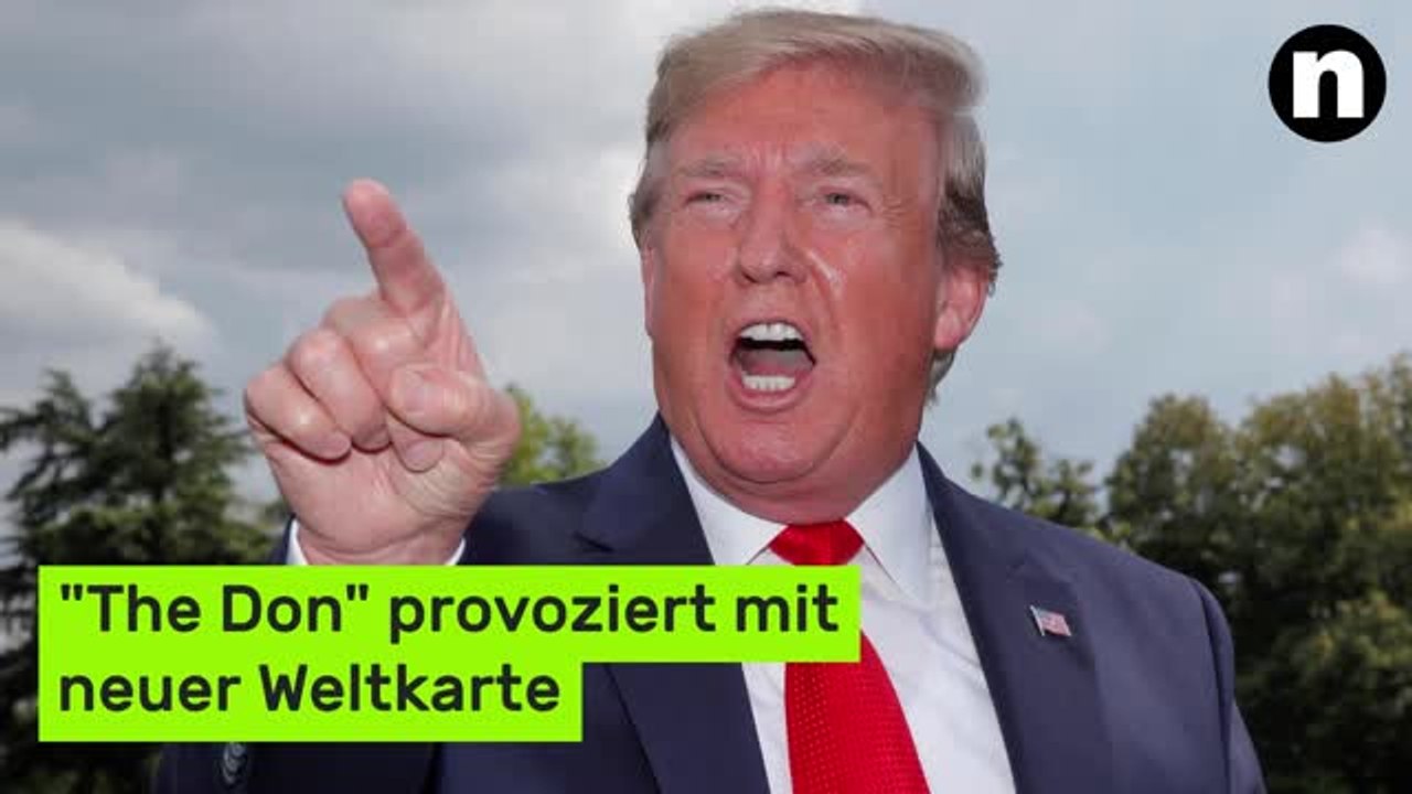 Donald Trump: 'The Don' provoziert mit neuer Weltkarte auf Truth Social