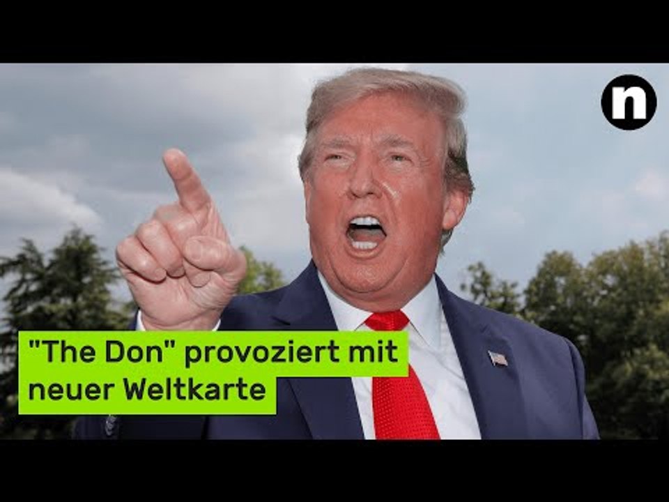 Donald Trump: 'The Don' provoziert mit neuer Weltkarte auf Truth Social