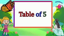 Table of 5 _ Multiplication Table of 5 _ 5 ka Table _ 5 ka Pahada _ Table of five