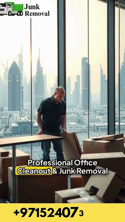 Professional Office Cleanout and Junk Removal Dubai | +971524073539