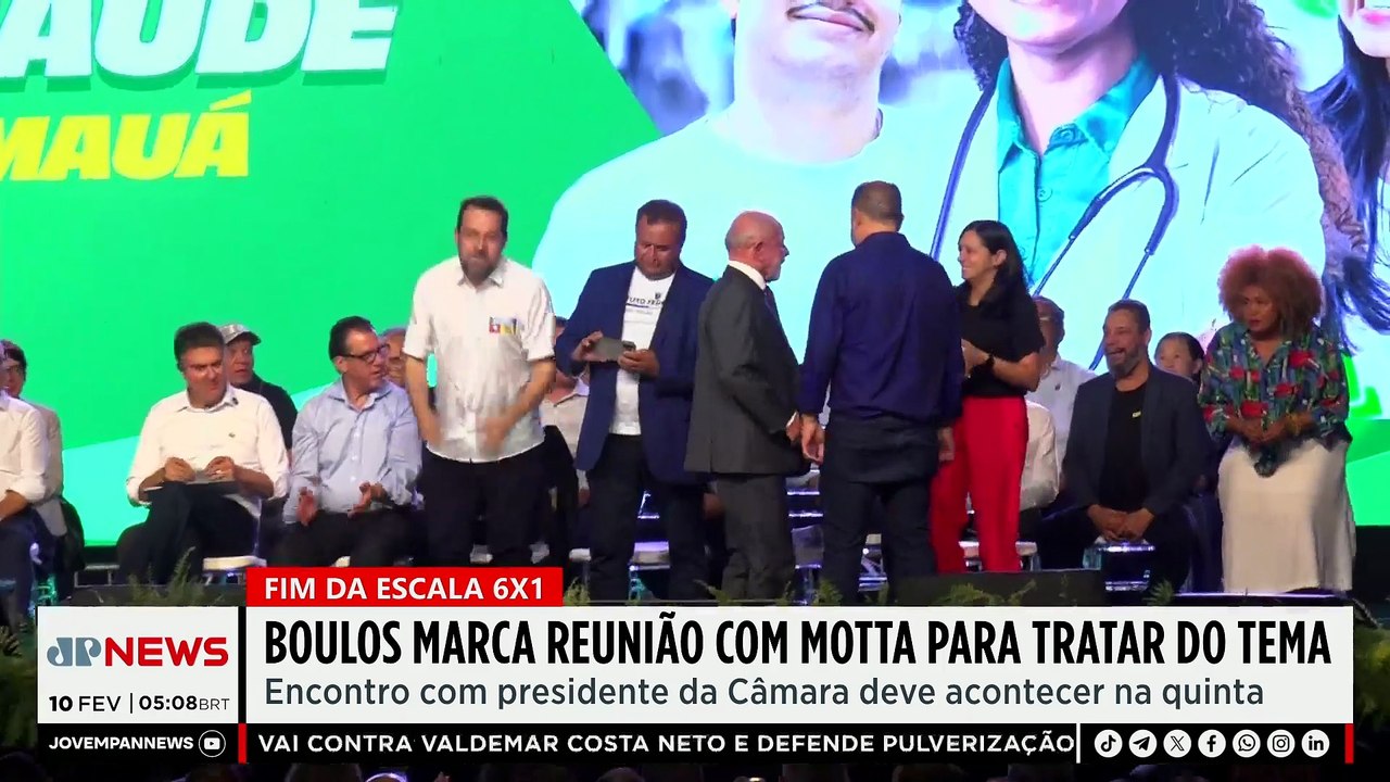 Motta e Boulos devem discutir proposta sobre escala 6x1 em reunião