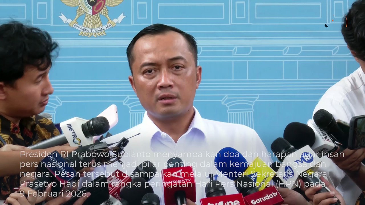 Peringati Hari Pers Nasional, Prabowo Doakan Jurnalis Jadi Pilar Kemajuan Bangsa