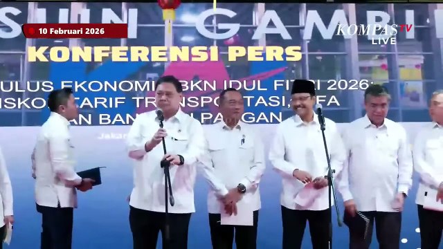 [FULL] Dapat Arahan Presiden Prabowo, Menko Airlangga-Mensos Umumkan Diskon Tarif Idulfitri 2026