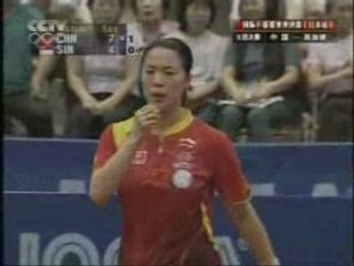 Wang Nan CHN vs Feng Tianwei SIN S1