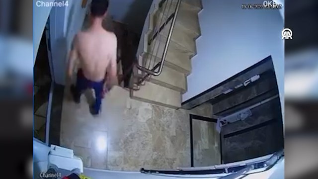 Gaz sayacını söküp bina aakinlerini tehdit eden şüpheli tutuklandı