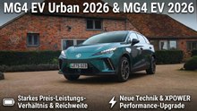 MG4 EV Urban & MG4 EV 2026: Alle Unterschiede und Highlights im Überblick