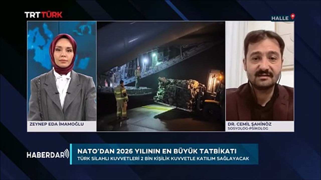NATO´nun en büyük tatbikatinda Almanya-Türkiye hatti (TRT Türk, Haberdar, 09.02.2026)