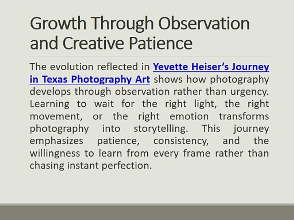 A Visual Story Shaped by Creativity, Light, and Texas Influence