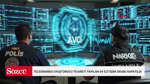 Telegramda uyuşturucu ticareti yapılan 69 iletişim grubu kapatıldı