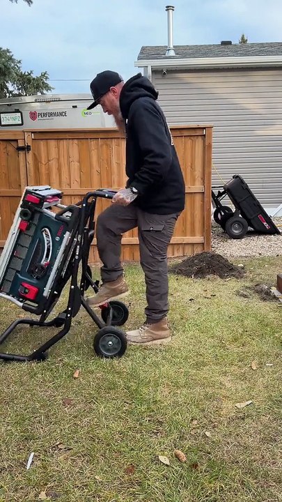 This is one tool that I don’t mind having a cord on because it’s a stationary tool, they do have a cordless table saw if that’s what you need