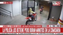 Menores de edad quedan filmados cuando se roban varias motocicletas