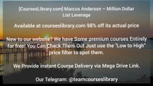 [CoursesLibrary.com] Marcus Anderson – Million Dollar List Leverage