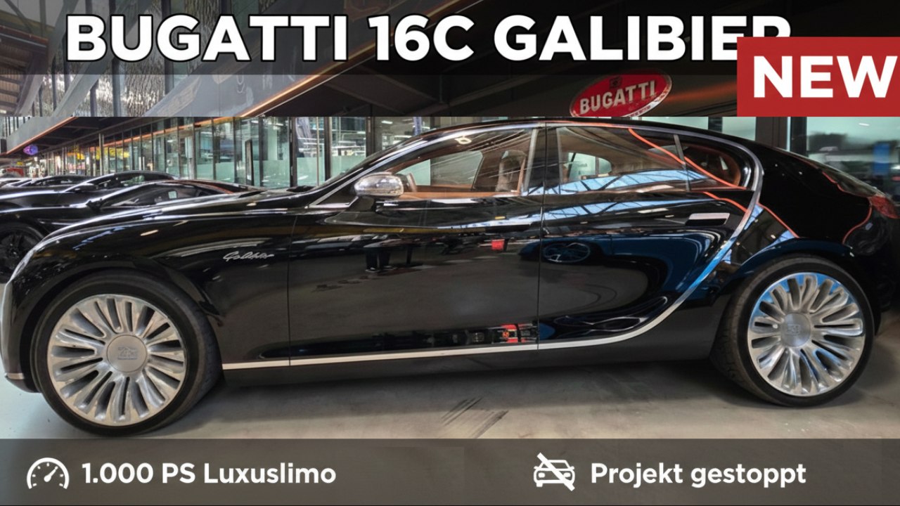 Bugatti 16C Galibier: Das wohl extremste Limousinen-Concept aller Zeiten