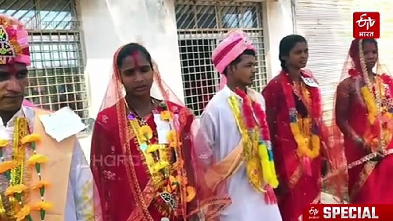आत्मसमर्पित नक्सली जोड़ों की शादी, मुख्यमंत्री कन्या विवाह योजना के तहत परिणय सूत्र में बंधे