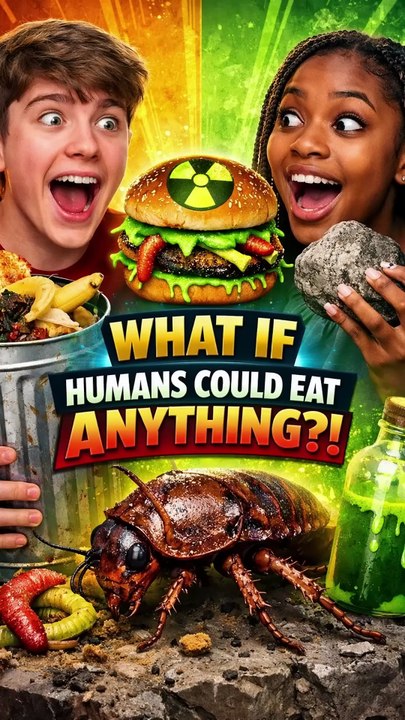 Humans who could eat anything would be unrecognizable