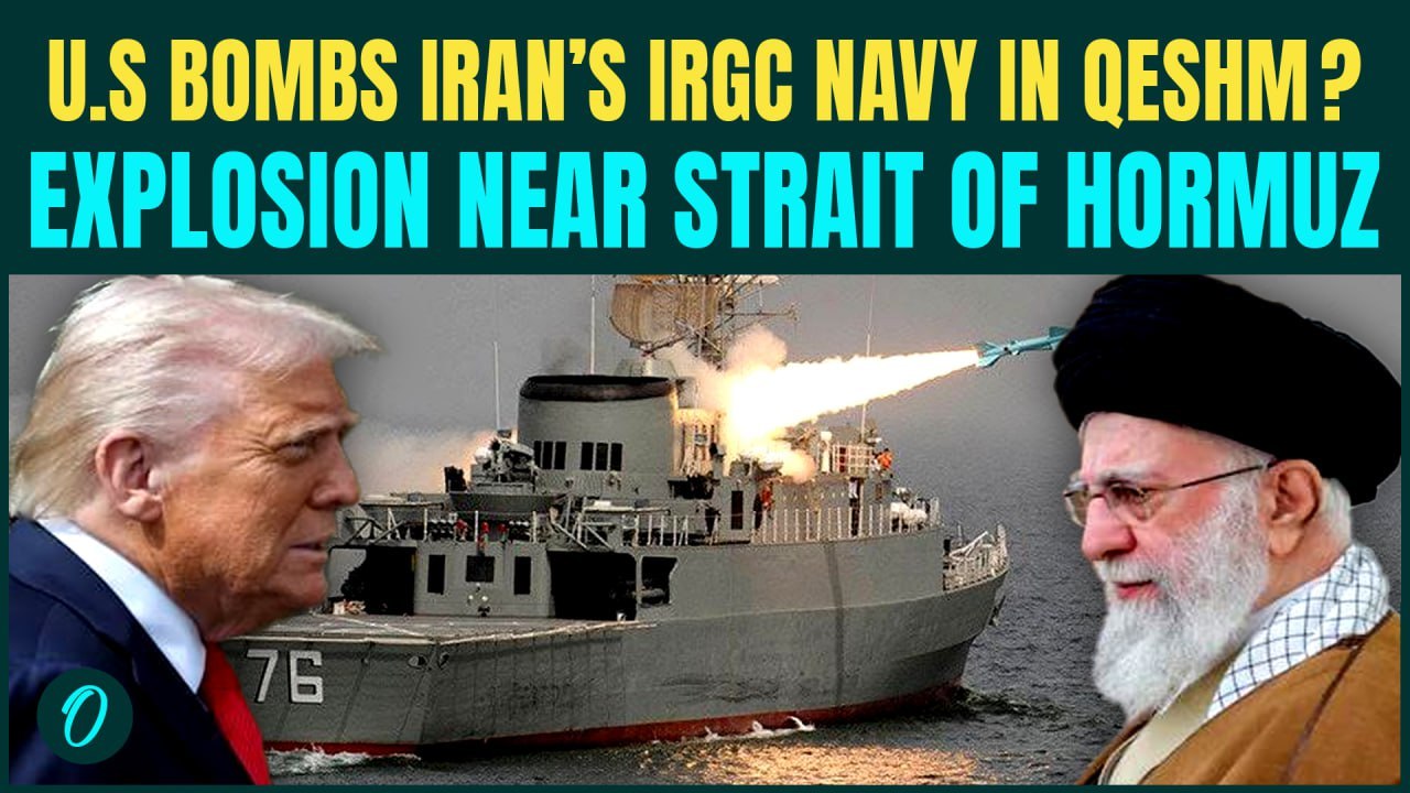 U.S BOMBS Iran’s Warships? Massive EXPLOSION Rocks Qeshm MOMENTS After Trump’s Warships MOVE AWAY