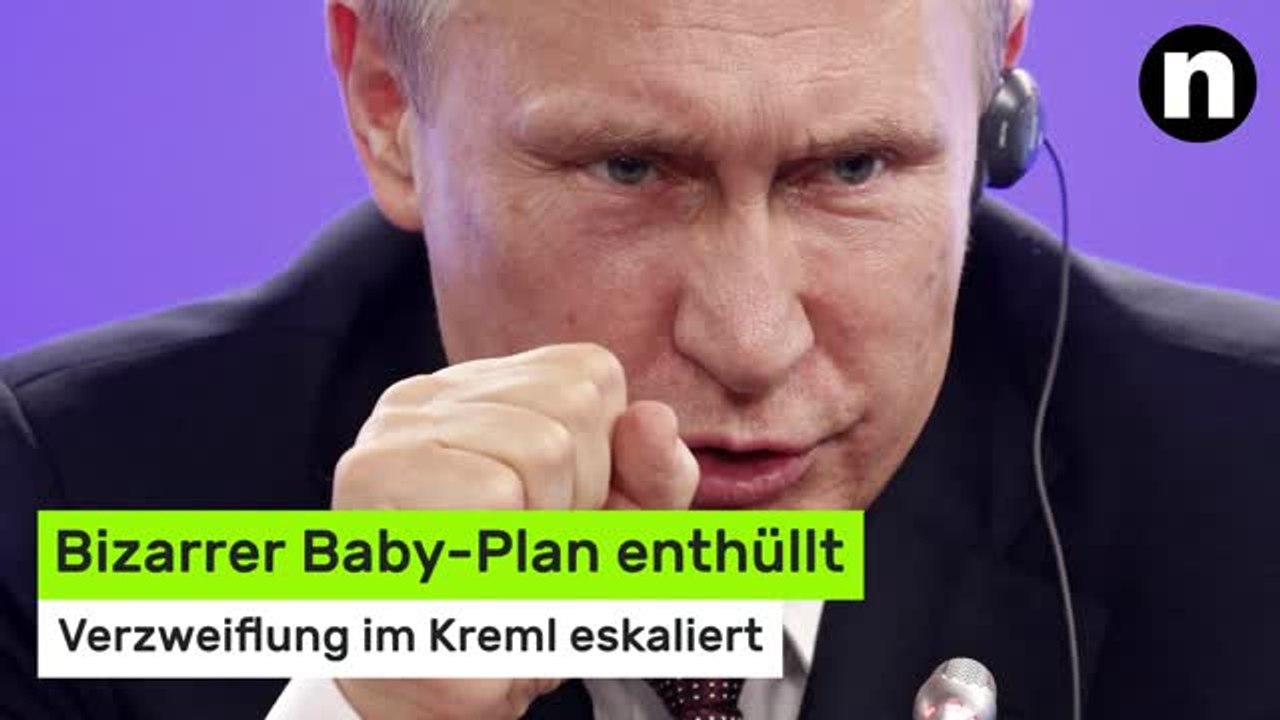 Wladimir Putin: Verzweiflung im Kreml eskaliert - bizarrer Baby-Plan enthüllt