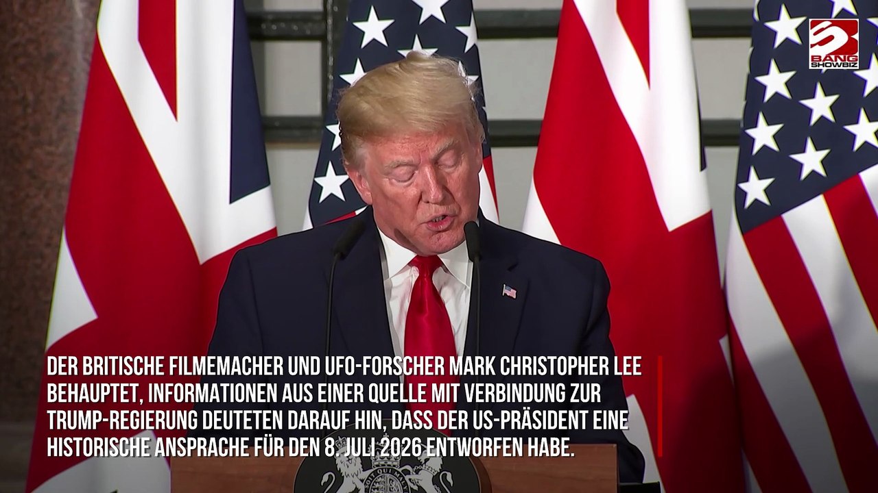 Donald Trump bereitet angeblich Rede zur Offenlegung von Außerirdischen vor