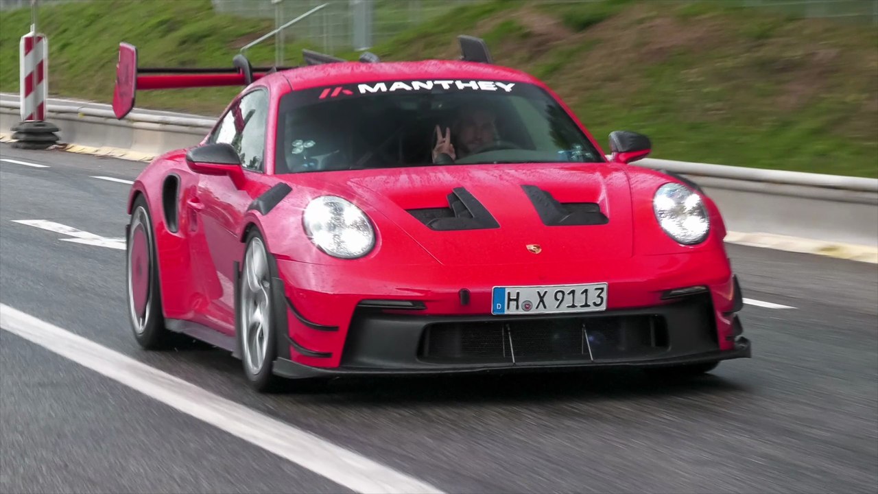 Cars Leaving Nürburgring Tankstelle - C63 Black Series, Viper ACR, Litchfield GT-R, MR 992 GT3 RS