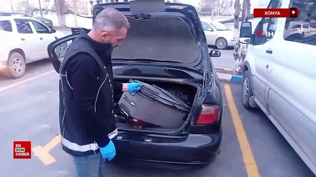 Konya polisinden zehir sevkiyatına darbe