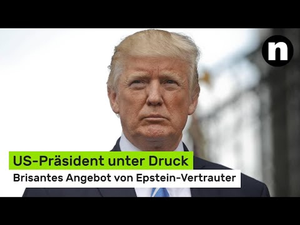 Donald Trump: US-Präsident unter Druck - brisantes Angebot von Epstein-Vertrauter