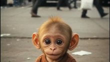 Baby Monkey Piku - People Treats Bad