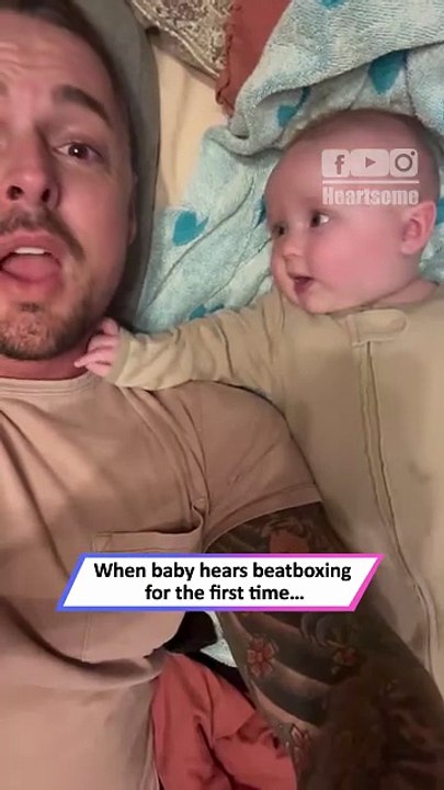 Baby Copies Dad’s Sounds and Accidentally Becomes a Beatboxer|| Heartsome 💖