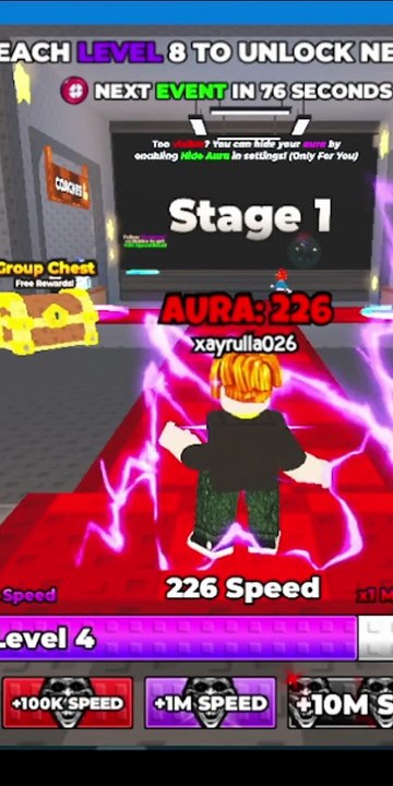 UNLOCKING THE GOD AURA!  Roblox Power Up #shorts  FASTEST PLAYER IN ROBLOX? 💨 Speed Run 2026 #shorts