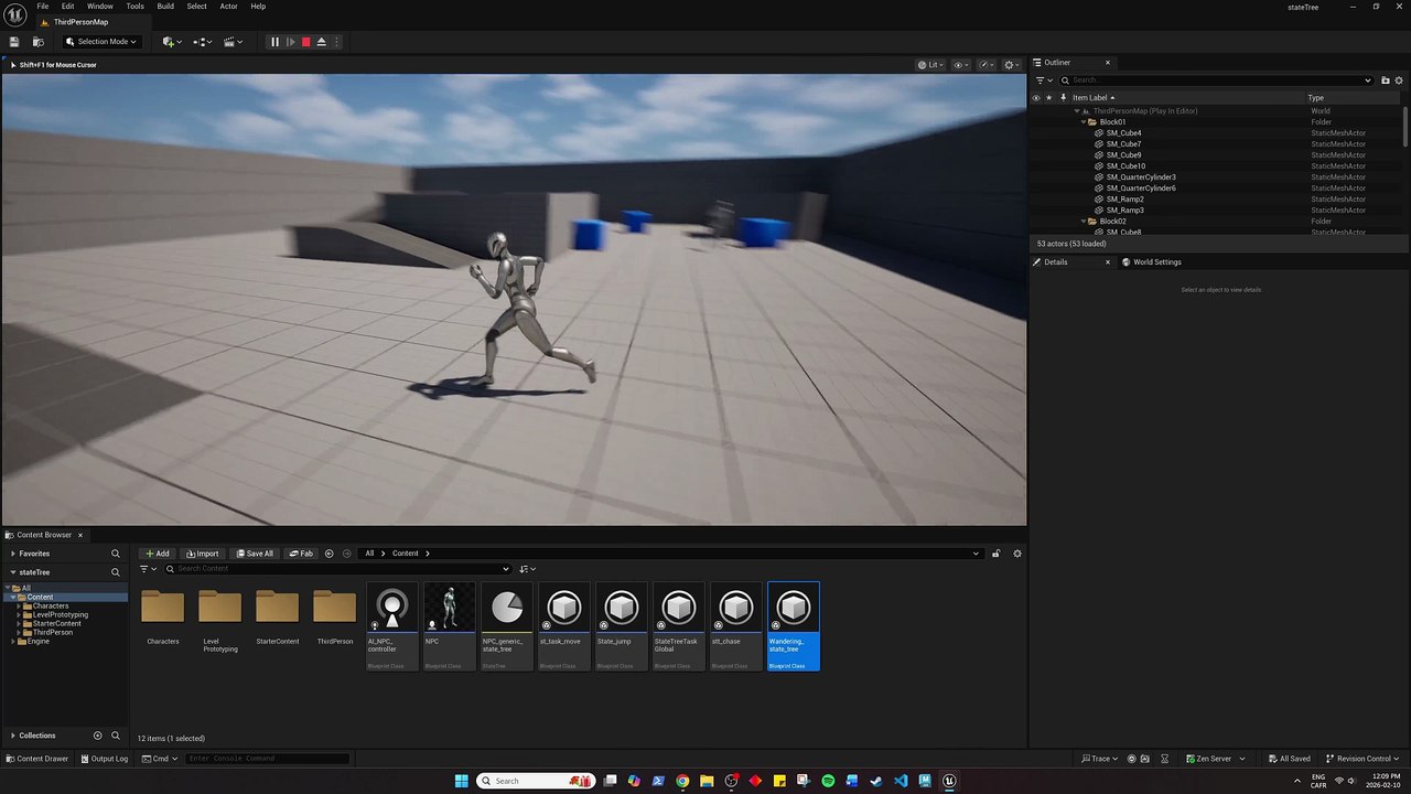 State tree Unreal engine A.I.
