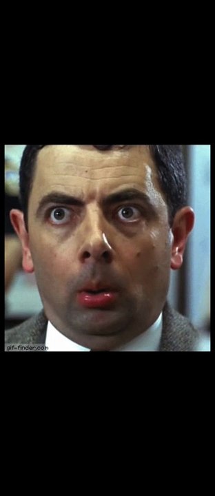 Mr beans irre Fratze
