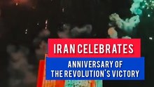 Bath uk | Iranians set off fireworks to celebrate the anniversary of the Islamic Revolution.