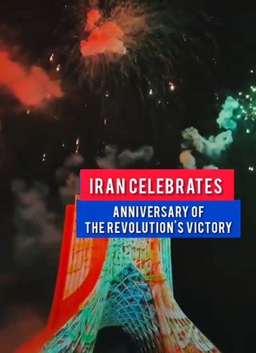Bath uk | Iranians set off fireworks to celebrate the anniversary of the Islamic Revolution.
