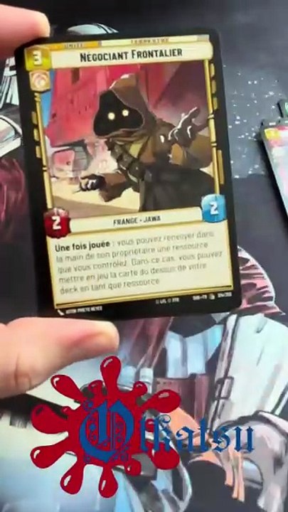 UntapUpkeepDrawFR ouverture 1 booster Star Wars: Unlimited - Set 2 - Ombres de la Galaxie