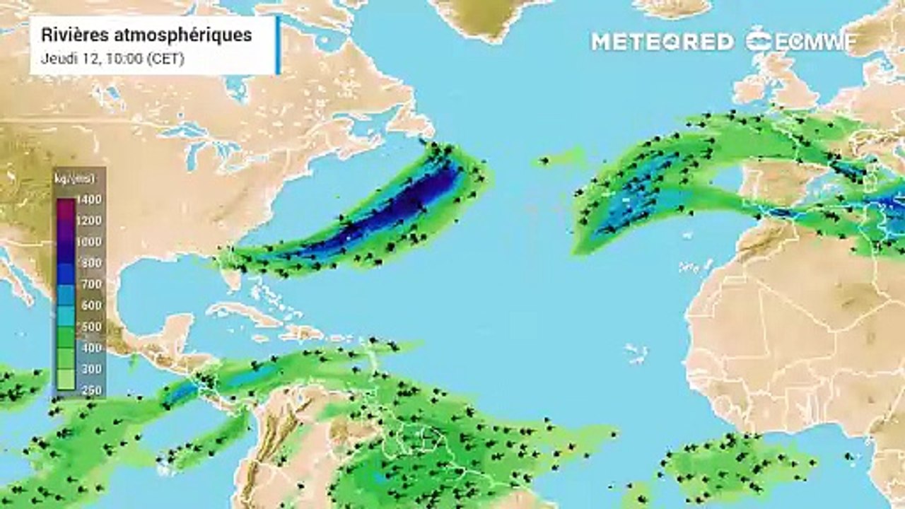 Rivière atmosphérique sur la France !