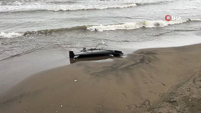 Ordu’da sahilde insansız hava aracı parçası bulundu